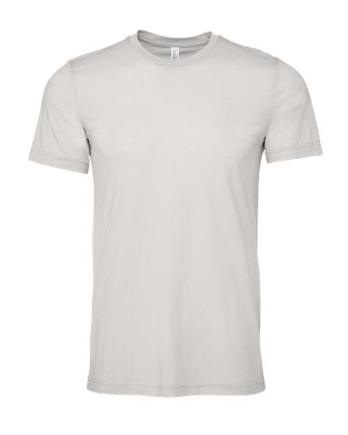 BELLA + CANVAS Triblend Tee 3413 Cement Triblend Custom Embroidered Business Logo