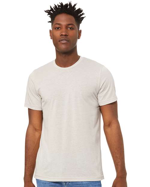 Custom Embroidered BELLA + CANVAS Triblend Tee 3413 Cement Triblend