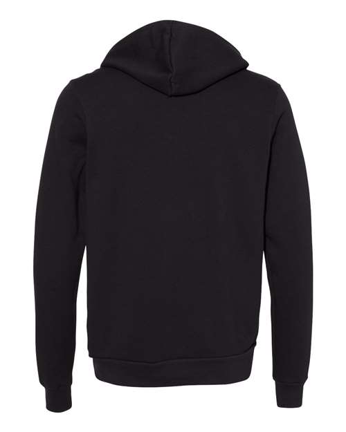 BELLA + CANVAS USA-Made High Visibility Hooded Sweatshirt 3739 Deep Heather Custom Embroidered Business Logo