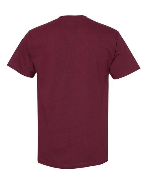 American Apparel Heavyweight Cotton Tee 1301 Burgundy