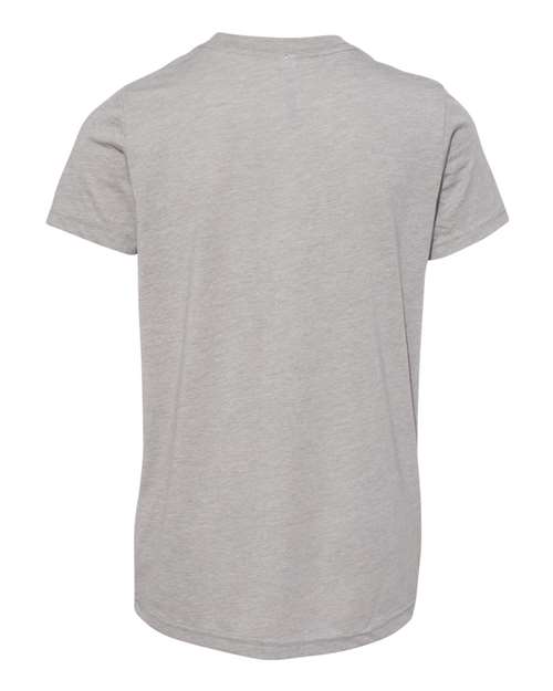 BELLA + CANVAS Youth Triblend Tee 3413Y Custom Embroidered Business Logo