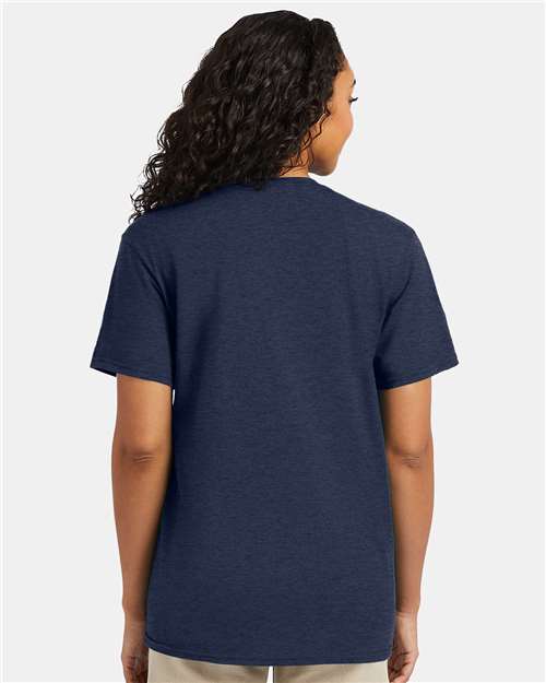 Hanes Perfect-T T-Shirt 4980 Heather Navy