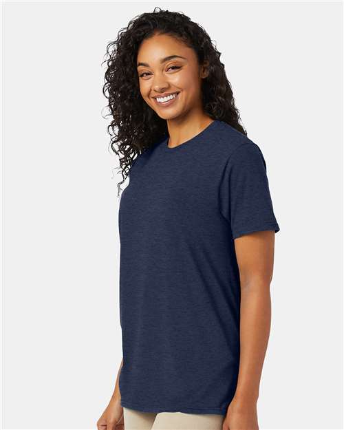 Hanes Perfect-T T-Shirt 4980 Heather Navy