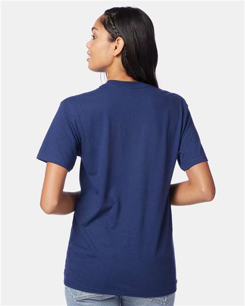 Hanes Perfect-T Triblend T-Shirt 42TB Solid Navy Triblend