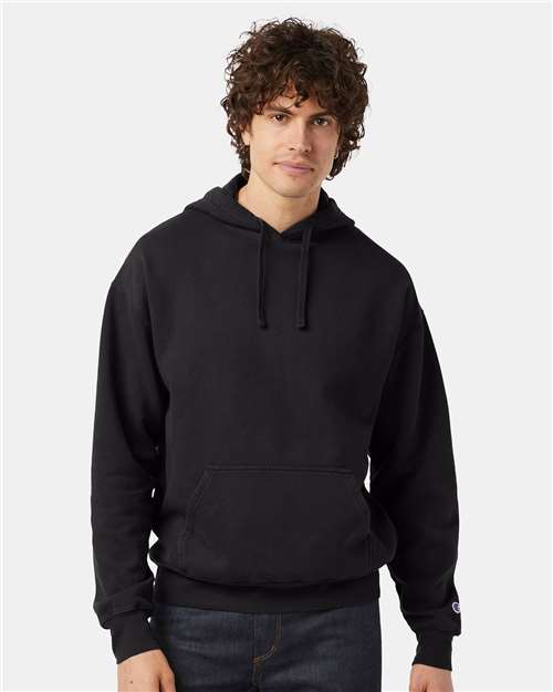 Custom Embroidered Champion Garment-Dyed Hooded Sweatshirt CD450