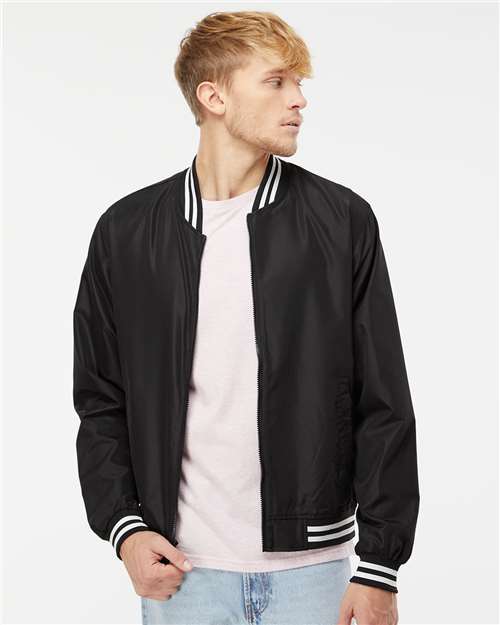 Custom Embroidered Independent Trading Co. Lightweight Bomber Jacket EXP52BMR
