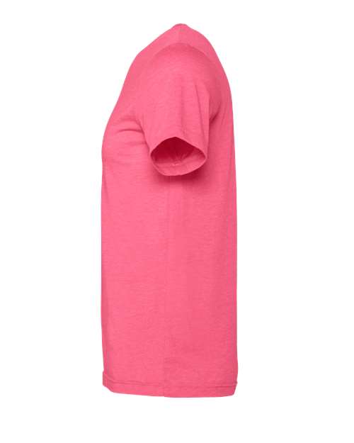 BELLA + CANVAS CVC Jersey Tee 3001CVC Heather Charity Pink