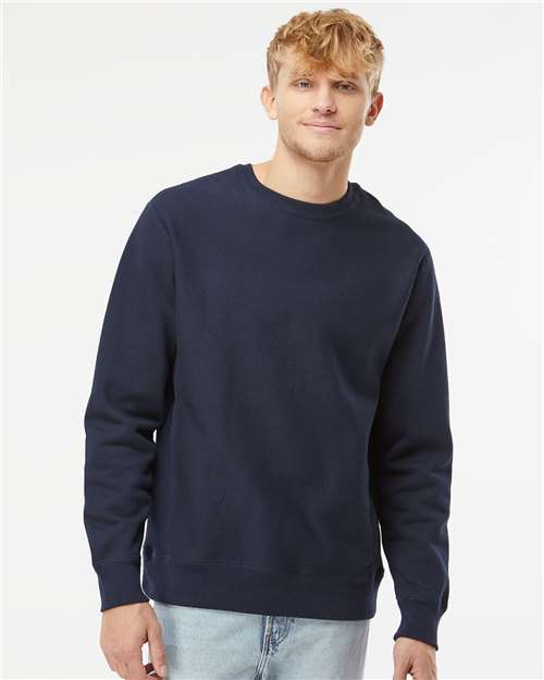 Custom Embroidered Independent Trading Co. Legend - Premium Heavyweight Cross-Grain Crewneck Sweatshirt IND5000C