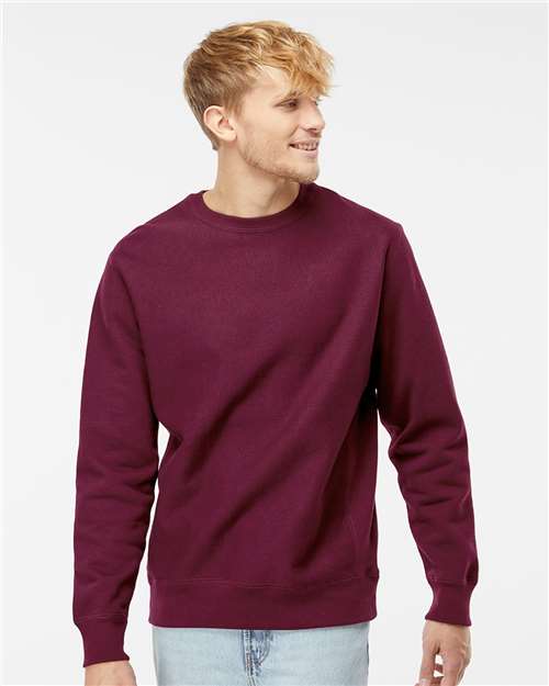 Custom Embroidered Independent Trading Co. Legend - Premium Heavyweight Cross-Grain Crewneck Sweatshirt IND5000C