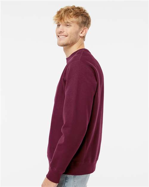Independent Trading Co. Legend - Premium Heavyweight Cross-Grain Crewneck Sweatshirt IND5000C Custom Embroidered Business Logo
