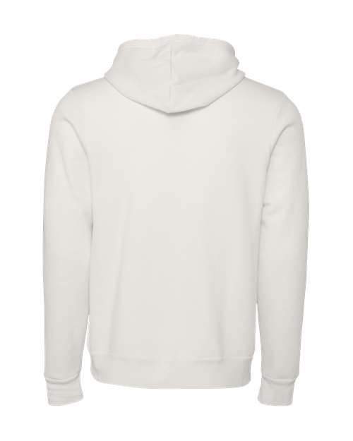 BELLA + CANVAS Sponge Fleece Hoodie 3719 Vintage White Custom Embroidered Business Logo