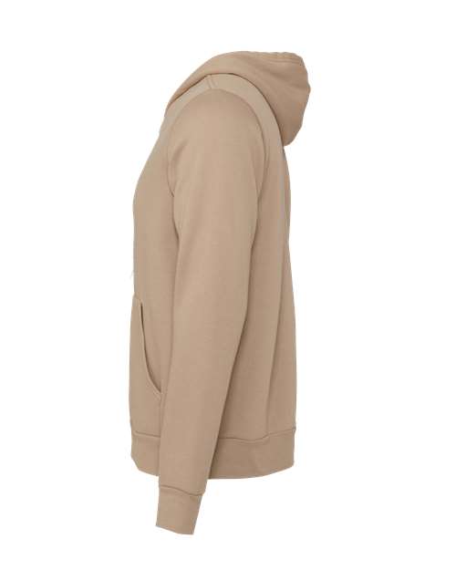 BELLA + CANVAS Sponge Fleece Full-Zip Hoodie 3739 Tan