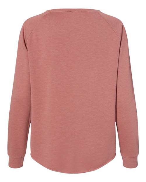 Independent Trading Co. Women's California Wave Wash Crewneck Sweatshirt PRM2000 Custom Embroidered Business Logo