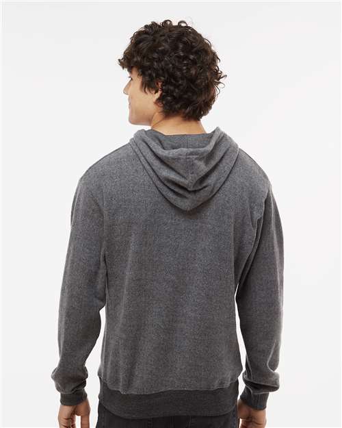 J. America Flip Side Fleece Hooded Sweatshirt 8709
