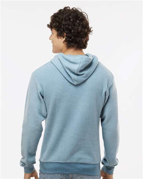 J. America Flip Side Fleece Hooded Sweatshirt 8709