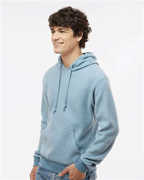 J. America Flip Side Fleece Hooded Sweatshirt 8709