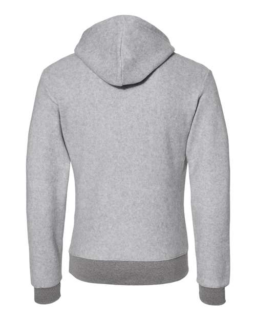 J. America Flip Side Fleece Hooded Sweatshirt 8709