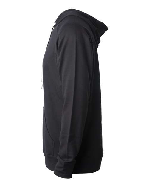 Independent Trading Co. Icon Lightweight Loopback Terry Hooded Sweatshirt SS1000 Custom Embroidered Business Logo