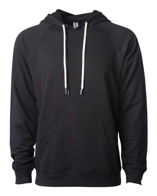 Independent Trading Co. Icon Lightweight Loopback Terry Hooded Sweatshirt SS1000 Custom Embroidered Business Logo