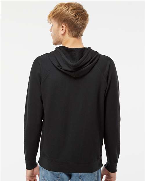 Independent Trading Co. Icon Lightweight Loopback Terry Hooded Sweatshirt SS1000 Custom Embroidered Business Logo