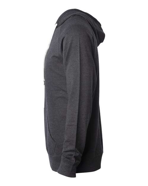 Independent Trading Co. Icon Lightweight Loopback Terry Hooded Sweatshirt SS1000 Custom Embroidered Business Logo