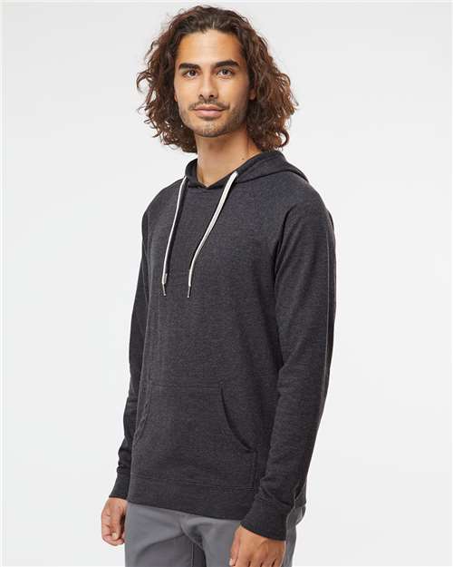 Independent Trading Co. Icon Lightweight Loopback Terry Hooded Sweatshirt SS1000 Custom Embroidered Business Logo
