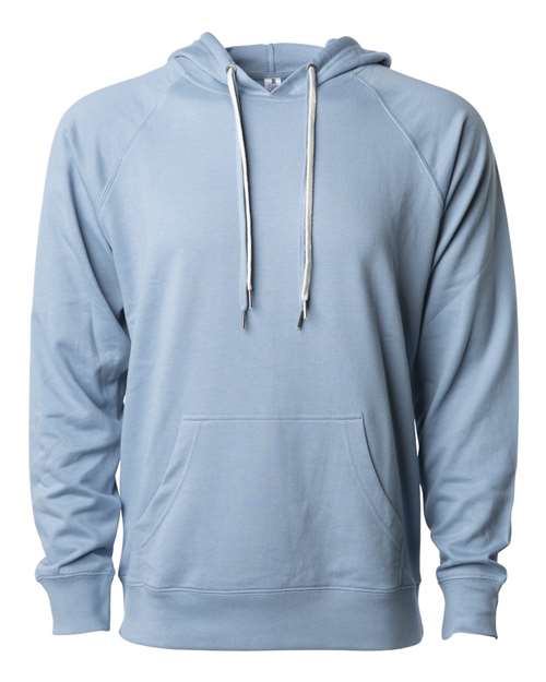 Independent Trading Co. Icon Lightweight Loopback Terry Hooded Sweatshirt SS1000 Custom Embroidered Business Logo