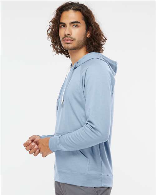 Independent Trading Co. Icon Lightweight Loopback Terry Hooded Sweatshirt SS1000 Custom Embroidered Business Logo