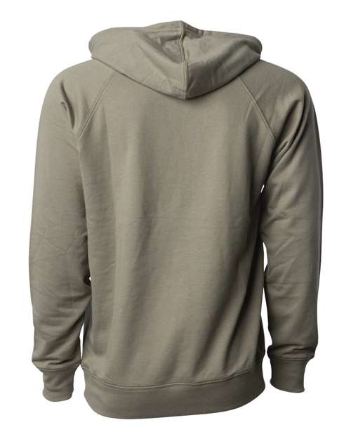 Independent Trading Co. Icon Lightweight Loopback Terry Hooded Sweatshirt SS1000 Custom Embroidered Business Logo