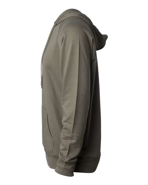 Independent Trading Co. Icon Lightweight Loopback Terry Hooded Sweatshirt SS1000 Custom Embroidered Business Logo