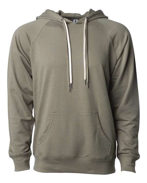 Independent Trading Co. Icon Lightweight Loopback Terry Hooded Sweatshirt SS1000 Custom Embroidered Business Logo