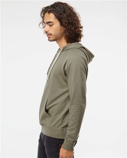 Independent Trading Co. Icon Lightweight Loopback Terry Hooded Sweatshirt SS1000 Custom Embroidered Business Logo