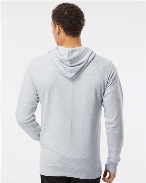Independent Trading Co. Icon Lightweight Loopback Terry Hooded Sweatshirt SS1000 Custom Embroidered Business Logo