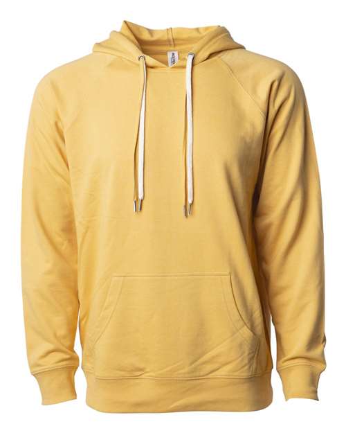Independent Trading Co. Icon Lightweight Loopback Terry Hooded Sweatshirt SS1000 Custom Embroidered Business Logo