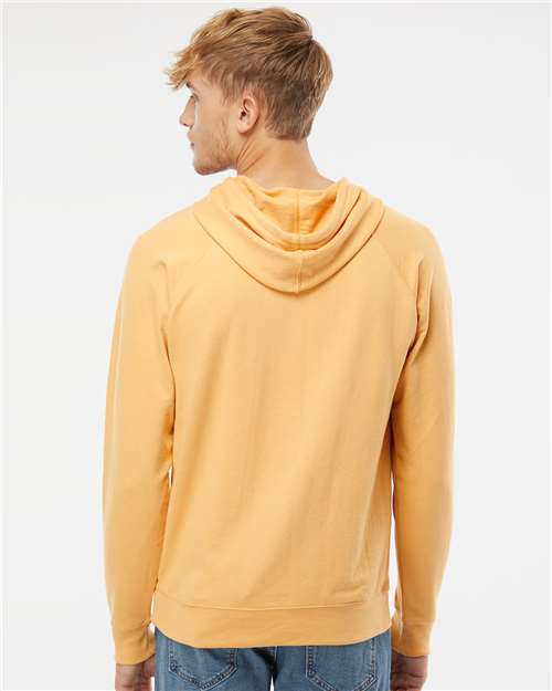 Independent Trading Co. Icon Lightweight Loopback Terry Hooded Sweatshirt SS1000 Custom Embroidered Business Logo