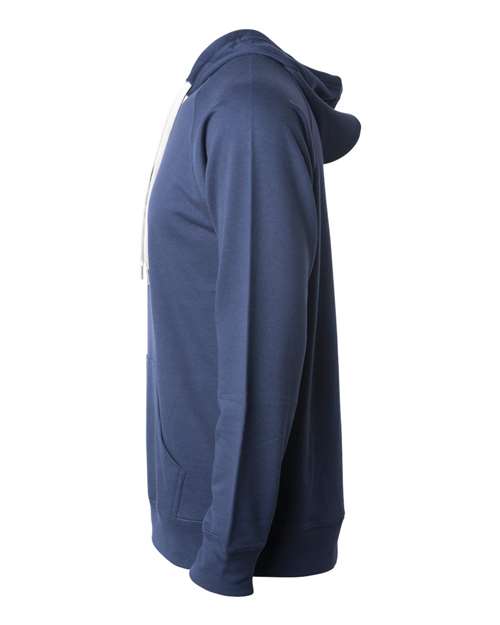 Independent Trading Co. Icon Lightweight Loopback Terry Hooded Sweatshirt SS1000 Custom Embroidered Business Logo