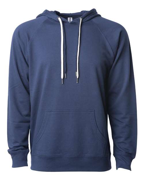 Independent Trading Co. Icon Lightweight Loopback Terry Hooded Sweatshirt SS1000 Custom Embroidered Business Logo