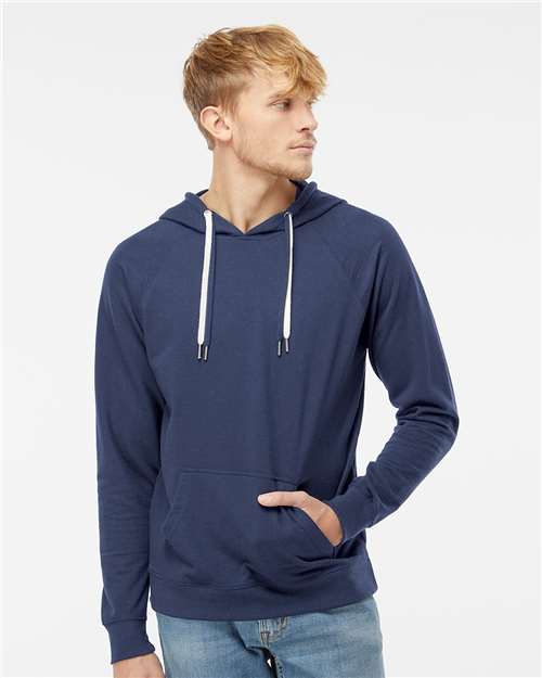 Custom Embroidered Independent Trading Co. Icon Lightweight Loopback Terry Hooded Sweatshirt SS1000