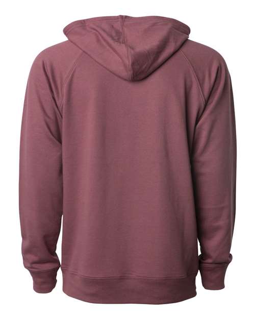 Independent Trading Co. Icon Lightweight Loopback Terry Hooded Sweatshirt SS1000 Custom Embroidered Business Logo