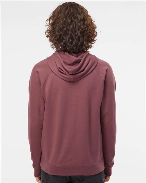 Independent Trading Co. Icon Lightweight Loopback Terry Hooded Sweatshirt SS1000 Custom Embroidered Business Logo