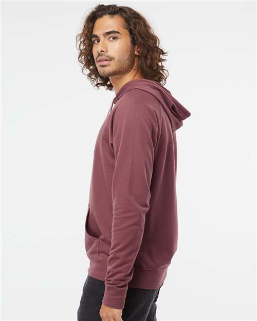 Independent Trading Co. Icon Lightweight Loopback Terry Hooded Sweatshirt SS1000 Custom Embroidered Business Logo