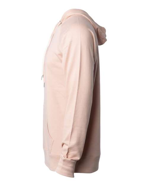 Independent Trading Co. Icon Lightweight Loopback Terry Hooded Sweatshirt SS1000 Custom Embroidered Business Logo