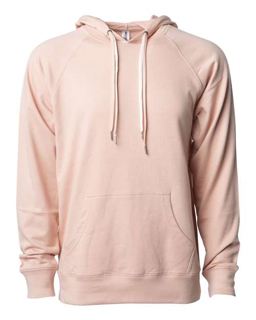Independent Trading Co. Icon Lightweight Loopback Terry Hooded Sweatshirt SS1000 Custom Embroidered Business Logo