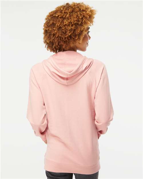 Independent Trading Co. Icon Lightweight Loopback Terry Hooded Sweatshirt SS1000 Custom Embroidered Business Logo