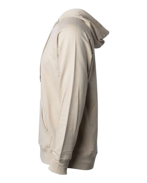 Independent Trading Co. Icon Lightweight Loopback Terry Hooded Sweatshirt SS1000 Custom Embroidered Business Logo