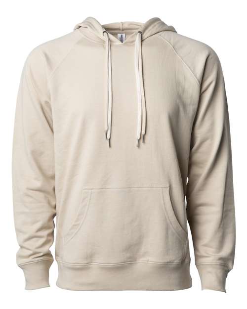 Independent Trading Co. Icon Lightweight Loopback Terry Hooded Sweatshirt SS1000 Custom Embroidered Business Logo
