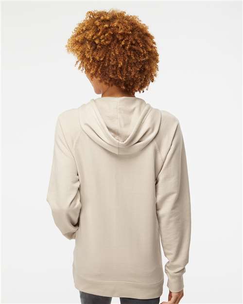 Independent Trading Co. Icon Lightweight Loopback Terry Hooded Sweatshirt SS1000 Custom Embroidered Business Logo