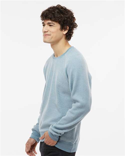 J. America Flip Side Fleece Crewneck Sweatshirt 8710
