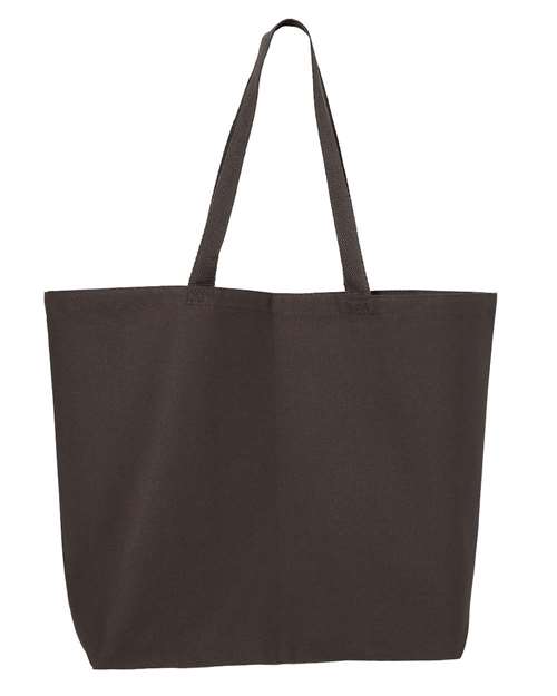 Q-Tees 25L Jumbo Tote Q600 Custom Embroidered Business Logo