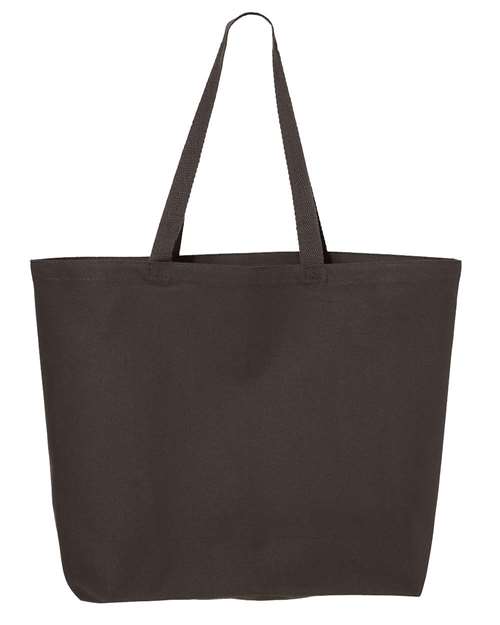 Q-Tees 25L Jumbo Tote Q600 Custom Embroidered Business Logo